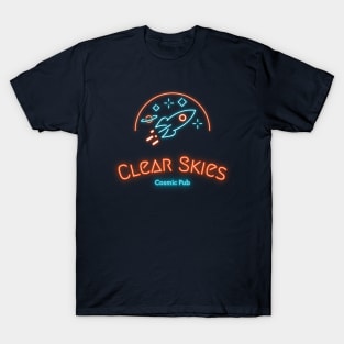 Clear Skies Cosmic Pub T-Shirt